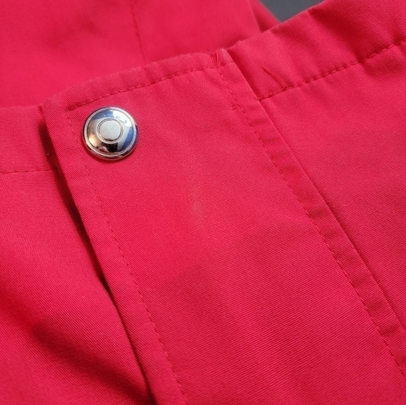 MACKINTOSH New England Vintage Zip Up Windbreaker Jacket Red Size Large - Picture 13 of 14